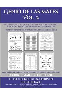 Lección de mates de pre-infantil (Genio de las mates Vol. 2)