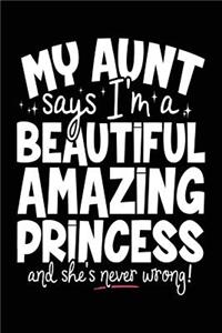 My Aunt Says I'm A Beautiful Amazing Princess And She's Never Wrong!