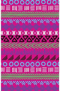 Bullet Journal Tribal Art Pattern Pink