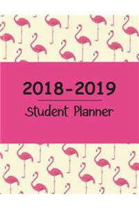 2018-2019 Student Planner: School Journal, Weekly Planners, School Project Planner, Checklist, Daily Activities, Monthly Calendar, Course Information, Course Assignments