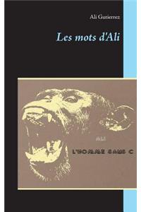 Les mots d'Ali