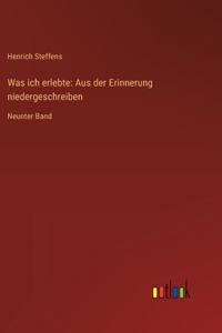 Was ich erlebte