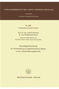 Grundlagenforschung zur Verwendung von geschmolzenen Salzen in der Luftreinhaltungstechnik
