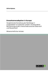 Erwachsenenadoption in Europa