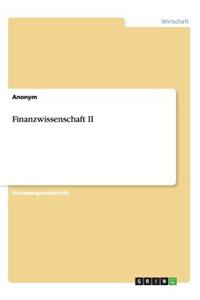 Finanzwissenschaft II