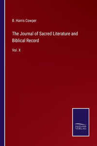 Journal of Sacred Literature and Biblical Record