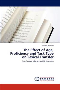 Effect of Age, Proficiency and Task Type on Lexical Transfer
