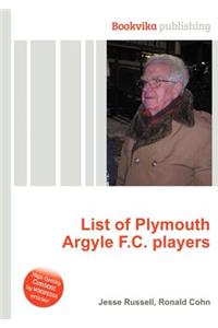 List of Plymouth Argyle F.C. Players