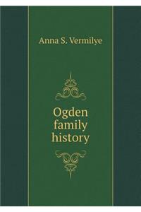 Ogden family history