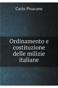 Ordinamento e costituzione delle milizie italiane