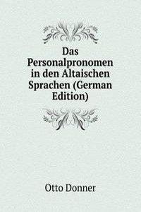 Das Personalpronomen in den Altaischen Sprachen (German Edition)