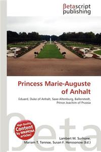 Princess Marie-Auguste of Anhalt
