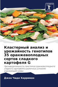 Кластерный анализ и урожайность генотип