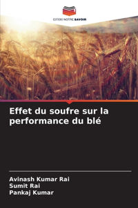Effet du soufre sur la performance du blé