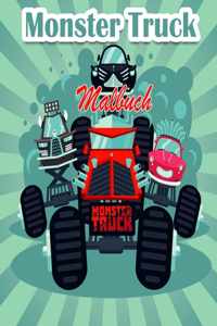 Monster Truck Ausmalbuch Für Kinder