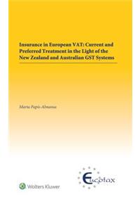 Insurance in European Vat