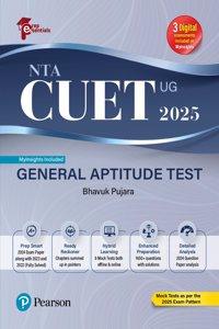 Prep Essentials NTA CUET (UG) General Aptitude Test - 2025 | 3 Digital Assessments Included on e-Library | Mock Tests As Per the 2025 Exam Pattern | 2024 Exam Papers Along With 2023 & 2022 (Fully-Solved) | 8 Mock Tests both Offline & Online | 1650+