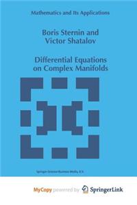 Differential Equations on Complex Manifolds