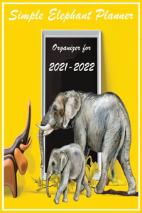 Simple Elephant Planner Organizer For 2021-2022