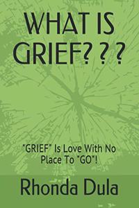 What Is Grief? ? ?