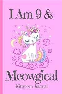 Kittycorn Journal I Am 9 & Meowgical