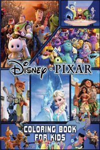 Disney Pixar Coloring Book for Kids