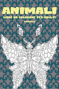 Libri da colorare per adulti - Mandala - Animali