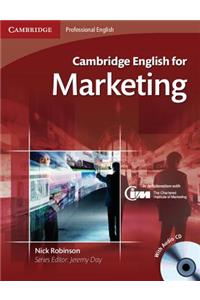 Cambridge English for Marketing Student's Book with Audio CD