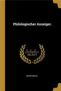 Philologischer Anzeiger.
