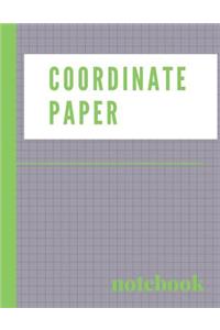 Coordinate Paper Notebook
