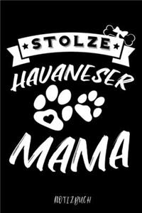 Stolze Havaneser Mama Notizbuch