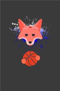 Fuchs spielt Basketball