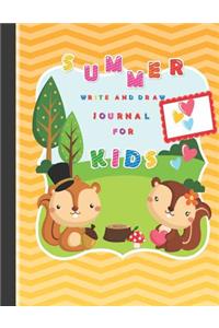 Summer Write and Draw Journal for Kids