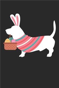 Basset Hound Journal - Basset Hound Notebook - Easter Gift for Basset Hound Lovers