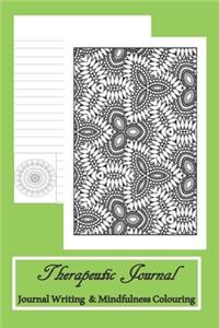 Therapeutic Journal Journal Writing & Mindfulness Colouring