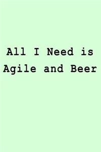 All I Need is Agile and Beer