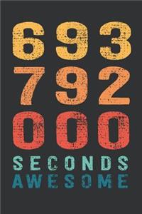 693 792 000 Seconds Awesome