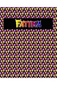 120 Page Handwriting Practice Book with Colorful Alien Cover Fatima