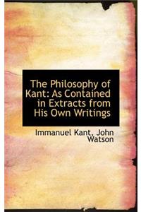 The Philosophy of Kant