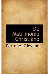 de Matrimonio Christiano