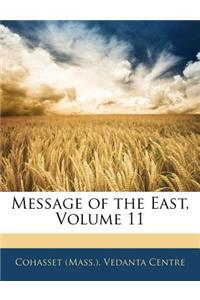 Message of the East, Volume 11