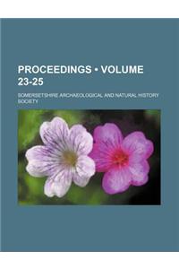 Proceedings (Volume 23-25)