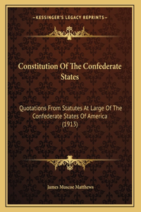 Constitution Of The Confederate States