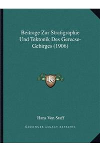 Beitrage Zur Stratigraphie Und Tektonik Des Gerecse-Gebirges (1906)