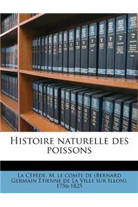 Histoire naturelle des poissons