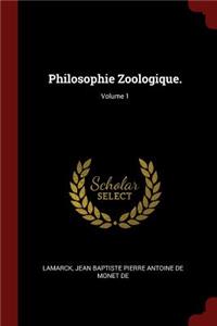 Philosophie Zoologique.; Volume 1