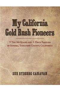 My California Gold Rush Pioneers: The McQuade and Price Families of Sonora, Tuolumne County, California