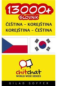 13000+ Czech - Korean Korean - Czech Vocabulary