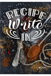 Recipe Write in Book