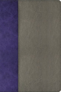 Jeremiah Study Bible, Nkjv: Gray and Purple Leatherluxe Limited Edition